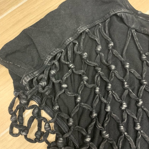 IRO Jeans Gouba Net Back Tee - Picture 3 of 6